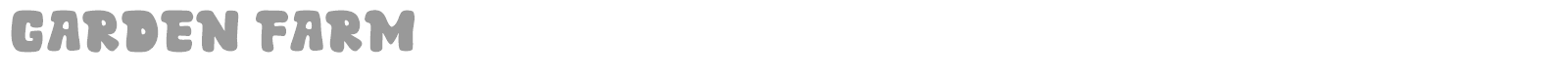 Garden Farm font preview